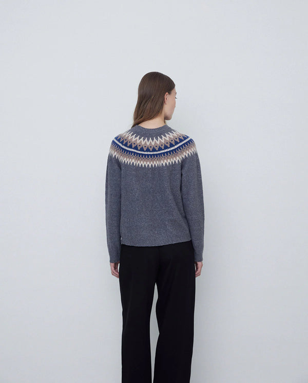 Yerse Knit Pullover/Geometric