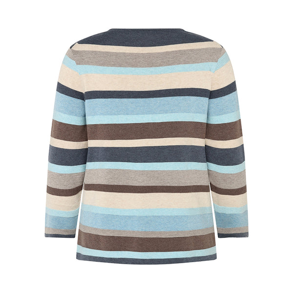 Mansted Adele Stripe Pullover / Ice