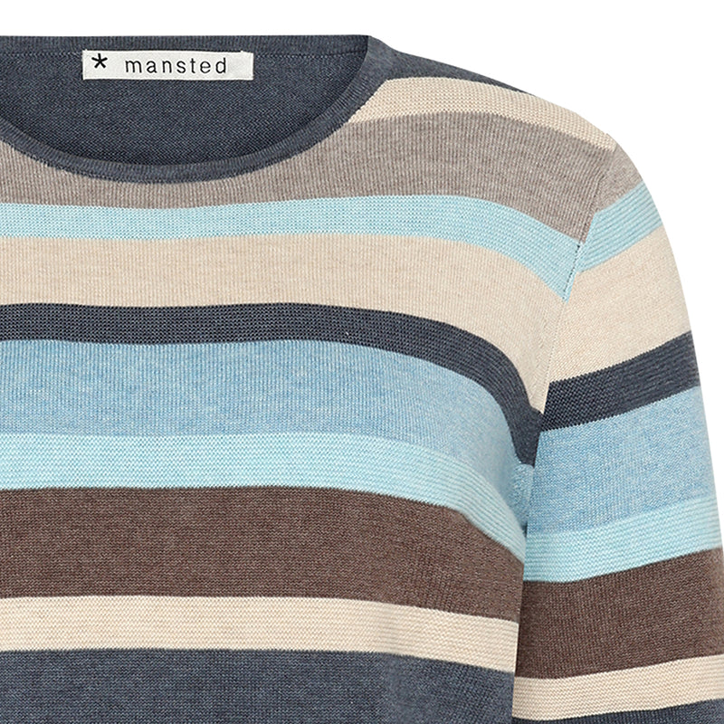 Mansted Adele Stripe Pullover / Ice