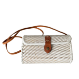 Sac seau en rotin - Blanc