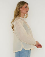 Circle of Trust Trixie Blouse / Almond Oil