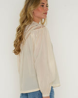 Circle of Trust Trixie Blouse / Almond Oil