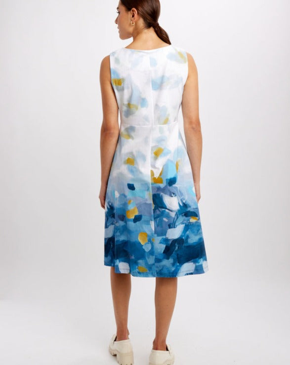 Dolcezza 'Blue Dreams' Art Print Dress