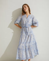 Yerse Organic Cotton Dress / Sky Blue
