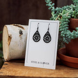 Harper Creek Drop Earring: White Gold