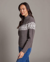 Alashan Cashmere Islay Fair Isle Sweater / Grey  Combo