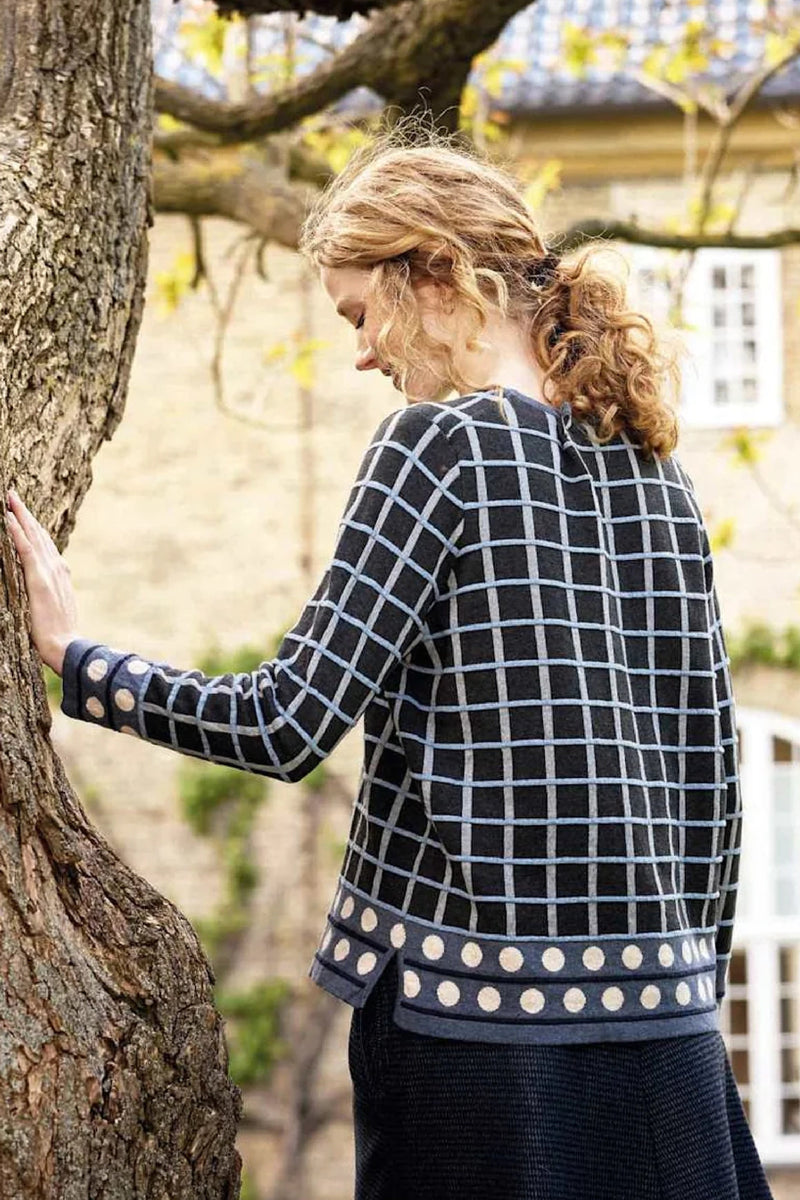 Mansted Oda Sweater / Geo Cold Gray