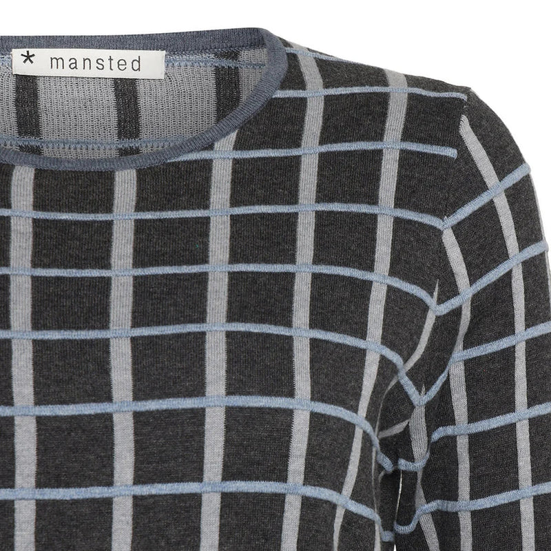 Mansted Oda Sweater / Geo Cold Gray