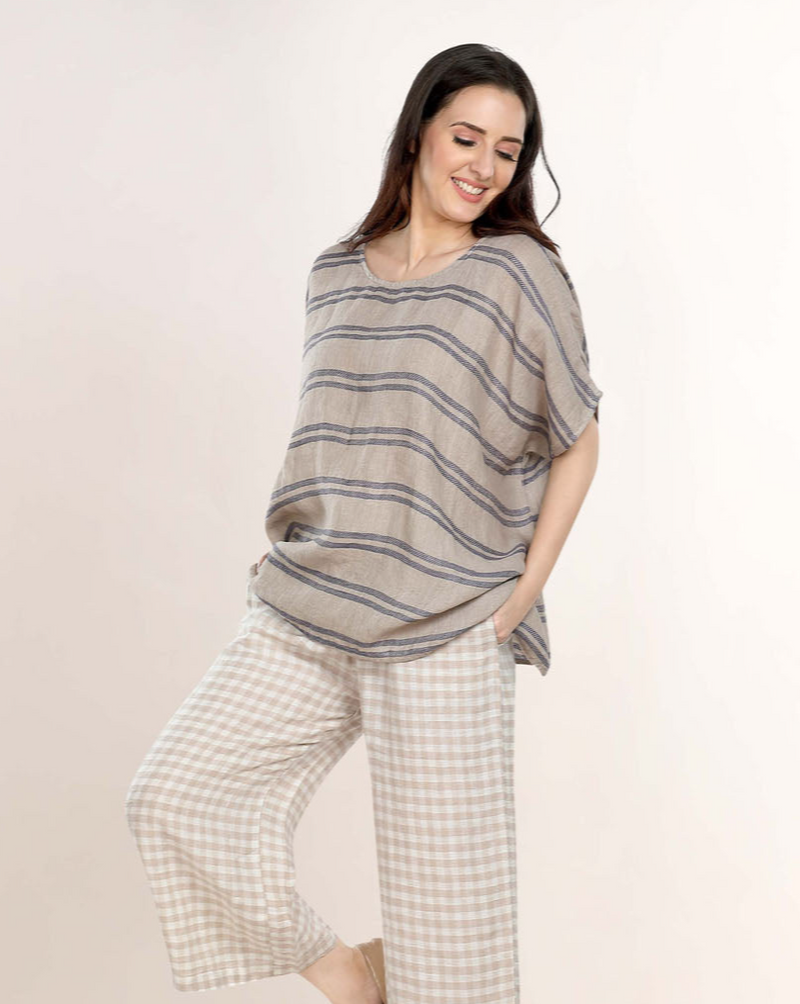 Vero Lino Zeta Stripe Tunic