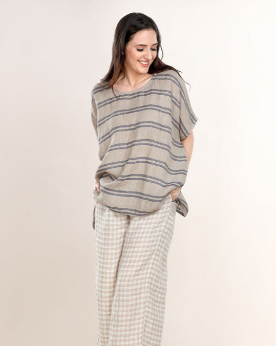 Vero Lino Zeta Stripe Tunic