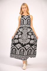 See U Soon Dress / Bone-Black