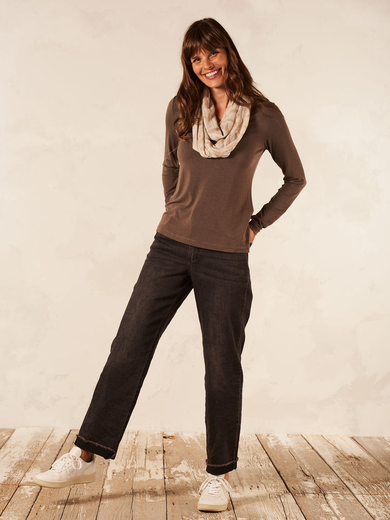 Nile Wheat Infinity Scarf