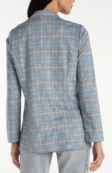 Liverpool Boyfriend Blazer / Shadow Blue Plaid