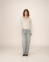 Grace & Mila Paloma Sweater / Sky Floral