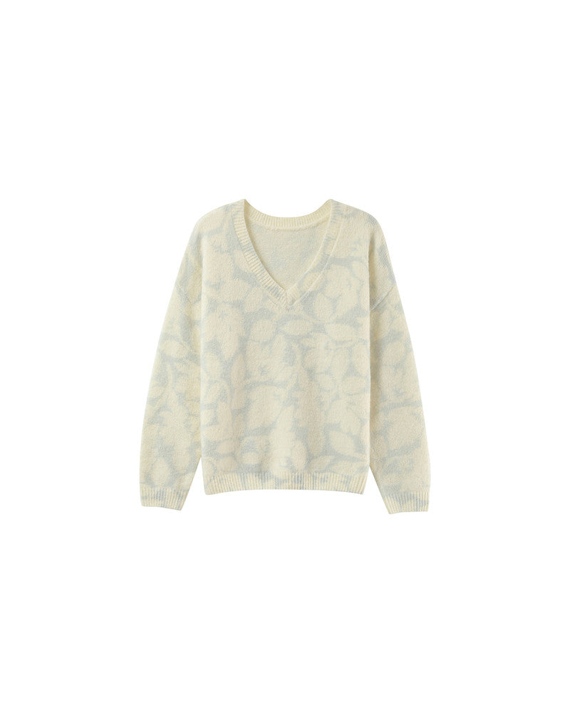 Grace & Mila Paloma Sweater / Sky Floral