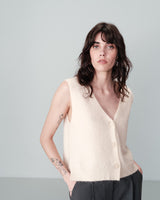 Grace & Mila Nars Vest / Ecru