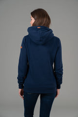 WANAKOME JAS button Pullover Hoodie / Oxford Blue