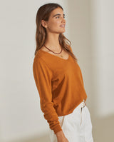 Yerse Organic Cotton Sweater / Amber