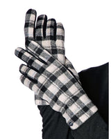 Echo Plaid Touch Glove