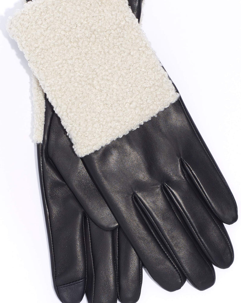 Echo Sherpa & Leather Gloves