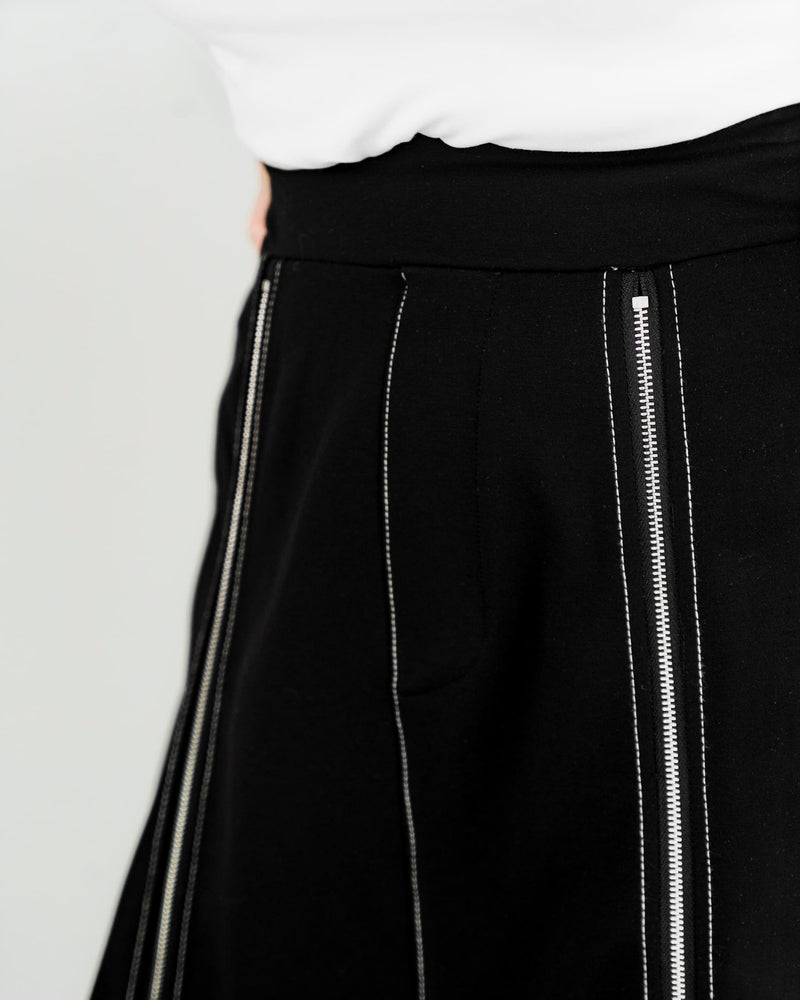 Uchuu Zip Skirt / Black