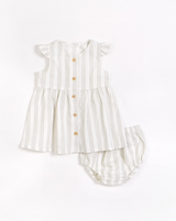 Petit Lem Dress Set / Sage linen