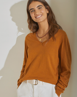 Yerse Organic Cotton Sweater / Amber