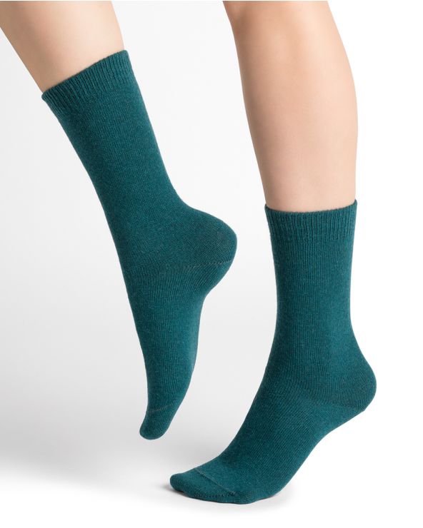 Cashmere Blend Socks / Cedarwood