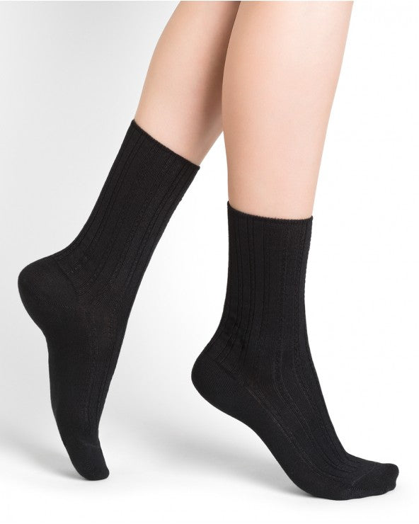 Modal&Cashmere Socks / Black